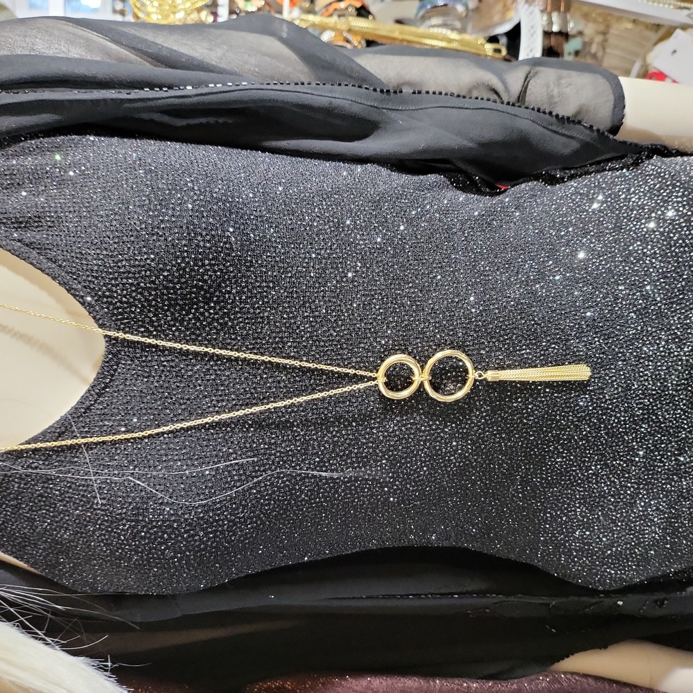 Luxury Fashion 32" Gold Tone Necklace